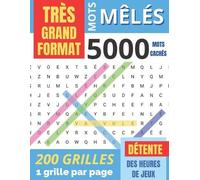 Mots Mêlés Edition Grand Format Mots Mêlés (Tascabile)
