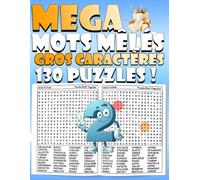 Mots Mêlés Géants en Français - Tome 2 : Nouvelles grilles XXL et 5 200 mots inédits: Jeu de lettres anti-stress • Gros caractères lisibles • Défi ... adultes, séniors et passionnés de puzzles