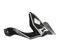 Mots mt6930b visiera per casco Trial go2 Carbone, Bianco, Taglia unica
