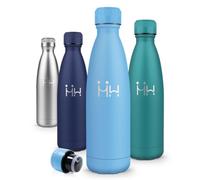 Motswedi Borraccia 750 ml, 18/8 Acciaio Inox, Borraccia Termica, Riutilizzabile, Borracce Termiche, a Prova di Perdita, Bottiglia acqua per Sport, Yoga, Palestra, Ufficio - Azzurro