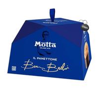 Motta Il Panettone Bruno Barbieri con Canditi di Arancia, Vaniglia e Miele Millefiori 1Kg con Portachiavi CAIYA®