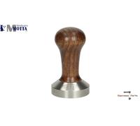 MOTTA Professional Barista Tamper Base piatta in legno marrone - 53 mm