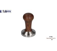 MOTTA Professional Barista Tamper Base piatta in legno marrone - 58 mm