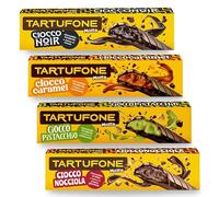 Motta Tartufone Mix Barre di Cioccolato con: Ciocco Pistacchio, Ciocco Caramel, Ciocco Nocciola e Ciocco Noir 150g [4 Confezioni]