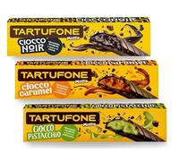 Motta Tartufone Mix Barre di Cioccolato con: Ciocco Pistacchio, Ciocco Caramel e Ciocco Noir 150g [3 Confezioni]