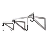 Mottez, Rastrelliera verticale per 6 biciclette, Grigio (Gris), 200 x 35 x 55 cm