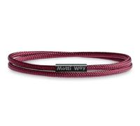 Motti Way Braccialetti Uomo E Donne Magnetico Nautici Corda, Rosso Unisex Marinaio Impermeabile Bracciale, Taglia M/L