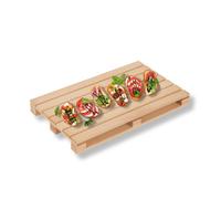 Mottiwood Tagliere Vassoio Pallet, Legno Faggio, 35×20x4h cm, Vassoio Aperitivi, Pedana in Legno, Made in Italy (6)