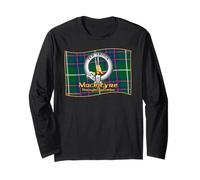 Motto MacIntyre Clan con Stemma in Tartan Maglia a Manica