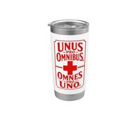 Motto svizzero Unus Pro Omnibus Omnes Pro Uno Bicchiere termico in acciaio inox doppia parete