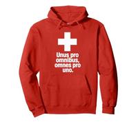 Motto Svizzero Unus PRO Omnibus Omnes PRO Uno Felpa con Cappuccio