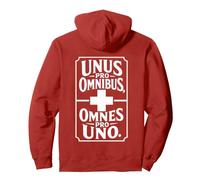 Motto Svizzero Unus PRO Omnibus Omnes PRO Uno Felpa con Cappuccio