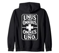 Motto Svizzero Unus PRO Omnibus Omnes PRO Uno Felpa con Cappuccio