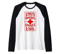 Motto Svizzero Unus PRO Omnibus Omnes PRO Uno Maglia con Maniche Raglan