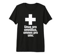 Motto Svizzero Unus PRO Omnibus Omnes PRO Uno Maglietta Premium