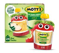 Mott's Snack & Go Natural Applesauce, 3.2 oz pouches (Pack of 24)