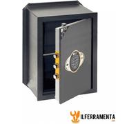 Mottura Cassaforte a Muro Incasso in Acciaio Meccanica con Combinazione Spessore mm 10 mm 370x250x490h - 113445