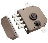 Mottura - Serratura 3 punti 630 marrone a2p1 * sinistra con aste