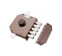 MOTTURA SERRATURA APPLICARE TRIPLICE C/MEZ. GIRO VERN. DX POMPA 60-30 S/ASTE