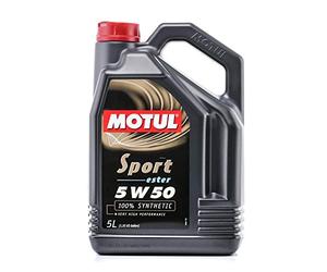 Motul 1 x 5 litro di Olio Sport 5 W50 Ester 100% Completamente Sintetico