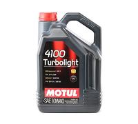 Motul 100357 4100 Olio Motore Turbolight 10W-40, 5 l