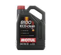 MOTUL 8100 ECO-CLEAN SAE 0W-30 C2 TANICA 5LT OLIO MOTORE ACEA C2, ILSAC GF-6A