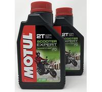 Motul 2T Moto Oil Scooter Expert 2T, 2 Litri (2x1 lt)