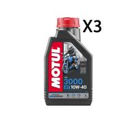 Motul 3000 10W40 Road MA2 Jaso T903 Olio Motore moto Minerale 3 Litri