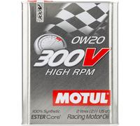 2 LT MOTUL 300V HIGH RPM RACING MOTOR OIL 0w20 OLIO MOTORE AUTO