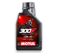 Motul 300V 10W-40 Fuoristrada Olio Ester Core 1 Litro Moto da Enduro Cross