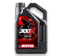 Motul 300V 15W-50 Olio Racing Per Motore E Cambio Protezione 4 Litri