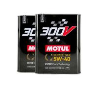 Motul 300V Competition 5W-40 Olio Motore Semi Sintetico 2x2 Litri