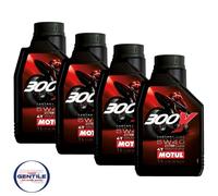 MOTUL 300V FACTORY LINE ROAD 5W-40 4T 100% SINTETICO 4 LT OLIO MOTORE 104112