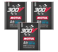 Motul 300V Le Mans 10W60 - Olio Motore Racing Auto 4 Tempi 100% Sintetico - 6 L