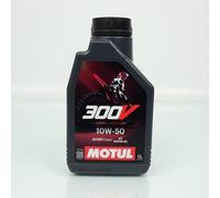 Motul 300V Fl Off Road 10W-50 Olio Motore 1 Litro Ester Core Enduro Moto Cross