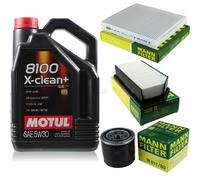 MOTUL 5 L 5W-30 OLIO MOTORE + MANN-FILTER PER KIA Soul AM 1.6 CVVT