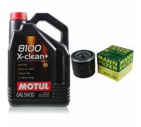 Motul 5 L 5W-30 olio motore + Mann per Kia Sorento II XM 2.4 GDI 4WD Optima Un
