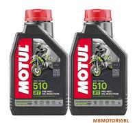 MOTUL 510 2T SEMISINTETICO PER SCOOTER E MOTO 2 TEMPI OLIO 2 LITRI