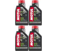 Motul 510 2T Set da 4 - Olio motore 2 tempi