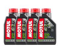 MOTUL 510 4 LITRI OLIO MOTO 2T SCOOTER SEMI SYNT TECHNOSYNTHESE ANTI-FUMO