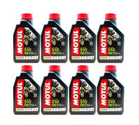 OLIO 2 TEMPI MOTO MOTORE MOTUL 510 MISCELA SCOOTER ROAD OFF ROAD 15 LITRI 15MO10