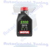 104066 5 LITRI OLIO MOTUL 5100 4T 10W40 TECHNOSYNTHESE® JASO MA2 SEMISINTETICO