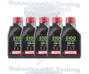 Motul 5100 10W40 Technosynthese Ester Jaso MA2 T903 Olio Motore moto 5 Litri
