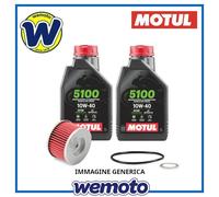 MOTUL 5100 Kit tagliando Olio e Filtro per Honda XL 125 V Varadero 2001 2016