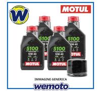 MOTUL 5100 Kit tagliando Olio e Filtro per Moto BMW R 1200 GS K25 2010 2012