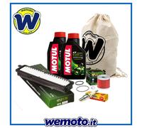 MOTUL 5100 Kit tagliando Olio Filtri Candela per Suzuki Burgman UH200 2007 2016