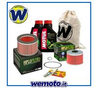 MOTUL 5100 Kit tagliando Olio Filtri Candele Honda NX 650 Dominator 1988 2000