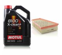 Motul 5L Mann Controllo Set 5W-30 per Peugeot 306 2.0 HDI 90