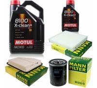 Motul 6 L 5W-30 olio motore + Mann per Toyota Rav 4 III ACA3_ Asso _ALA3_