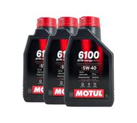 Motul 6100 SYN-nergy SPEC 5W-40 Olio Motore, 3x1 L Semisintetico